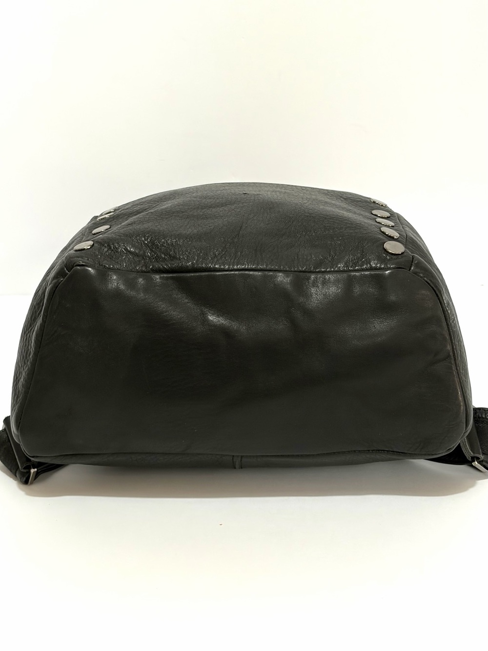 Hammitt Hunter Large Leather Backpack In Black With Gunmetal Hardware - Picture 5 of 14